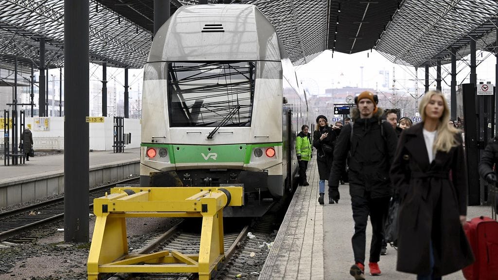 Aikatauluarviota ratajärjestelmävian korjaukselle ei ole toistaiseksi tiedossa. Kuvituskuva.