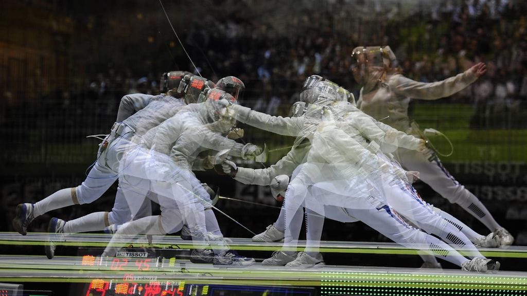 Turun kansainvälinen miekkailukilpailu peruttiin protestina venäläis- ja valkovenäläisurheilijoiden paluulle. Kuvituskuva.