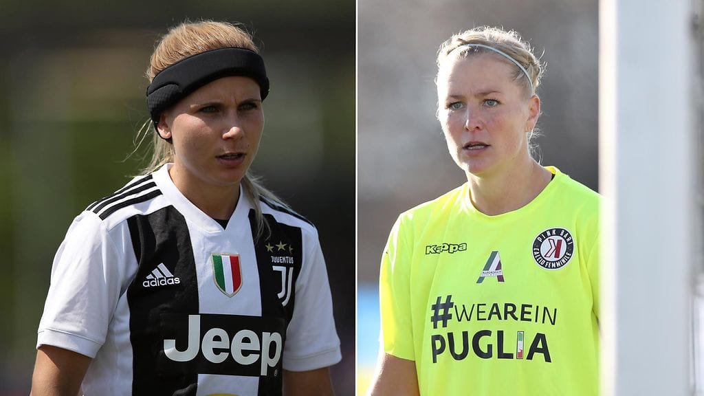Juventusta edustanut Tuija Hyyrynen ja Pink Baria edustanut Paula Myllyoja kertovat MTV Urheilulle kokemuksistaan Italiassa.