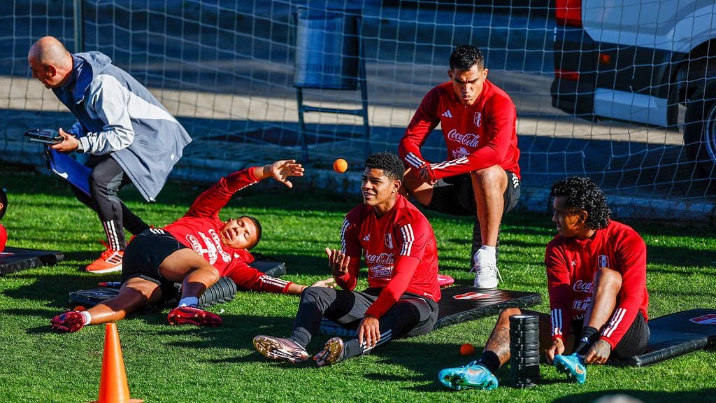 Peru harjoitteli maanantaina Madridissa.
