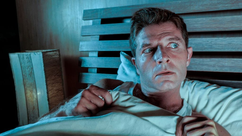 uni, painajainen, nukkua