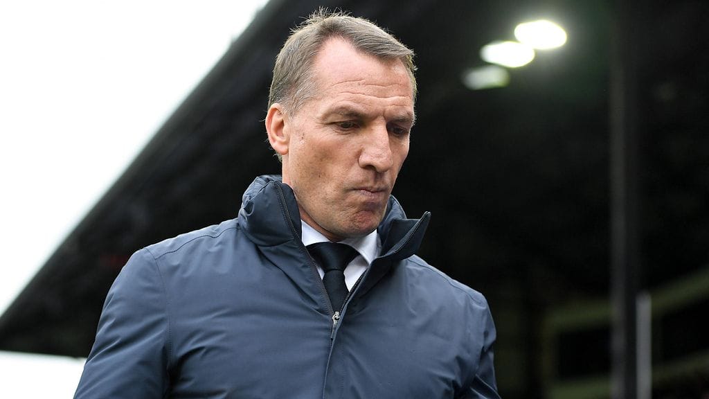 Brendan Rodgers sai lähtöpassit Leicesterista.