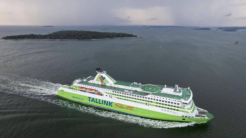 Tallink Star saapumassa Tallinnasta Helsinkiin vuonna 2022.