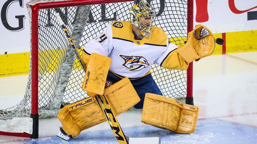 Juuse Saros on yksi kirkkaimmista, potentiaalisista Leijonat-pelaajista kevään MM-kisoissa.