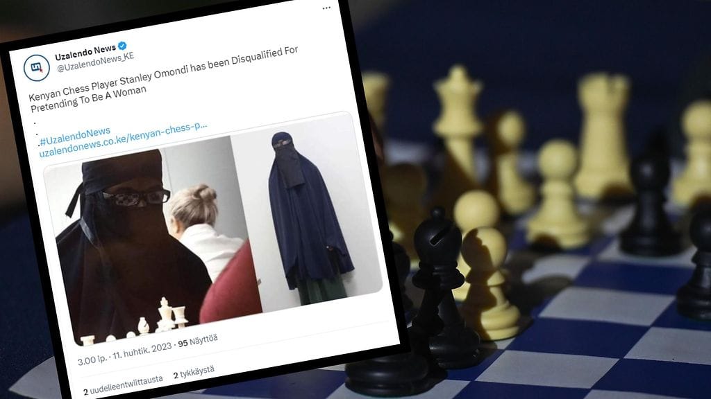 Huijari diskattiin Keniassa välittömästi.