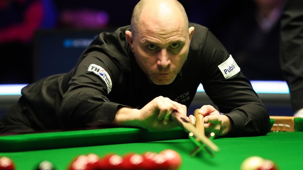 Joe Perry Welsh Open -turnauksessa viime helmikuussa.