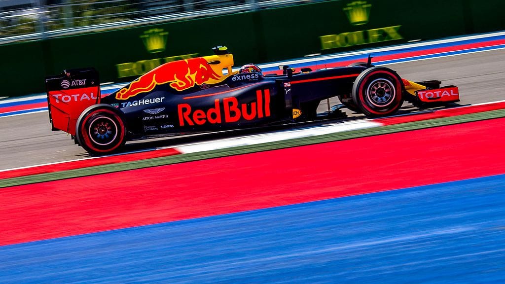 Venäjän osakilpailu Sotshissa vuonna 2016 jäi Daniil Kvyatin viimeiseksi Red Bullilla.