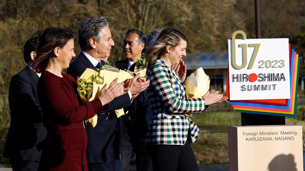 G7-kokouksessa Japanissa keskustellaan muun muassa geopoliittisesta tilanteesta ja vihreästä siirtymästä. KUVA: KIM KYUNG-HOON / EPA-EFE