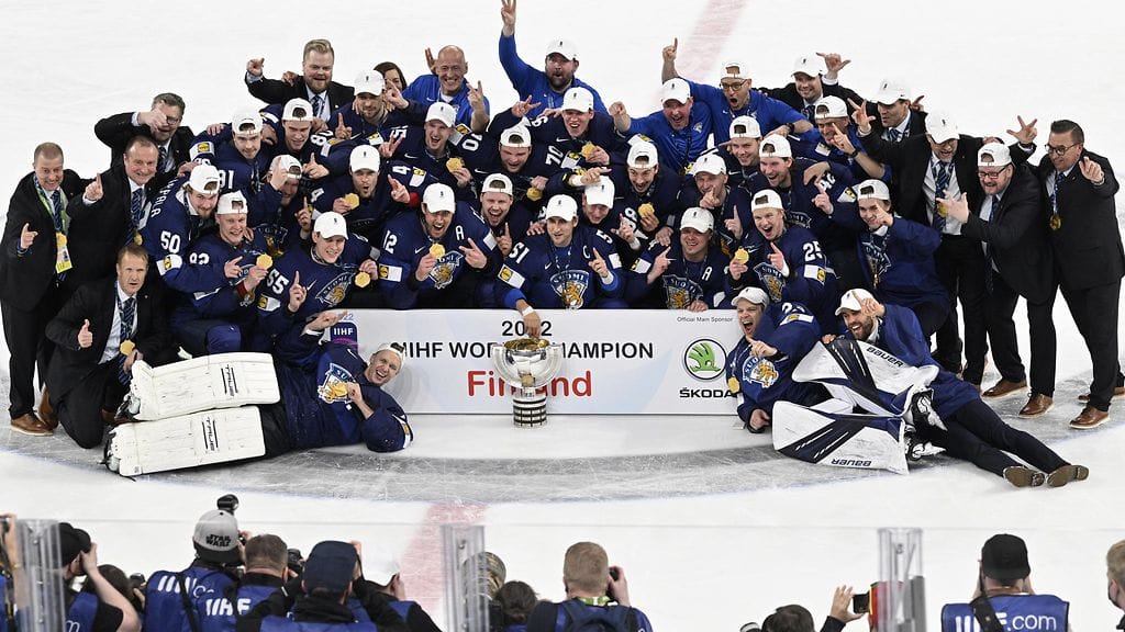 Leijonat juhli historiansa neljättä MM-kultaa keväällä 2022.
