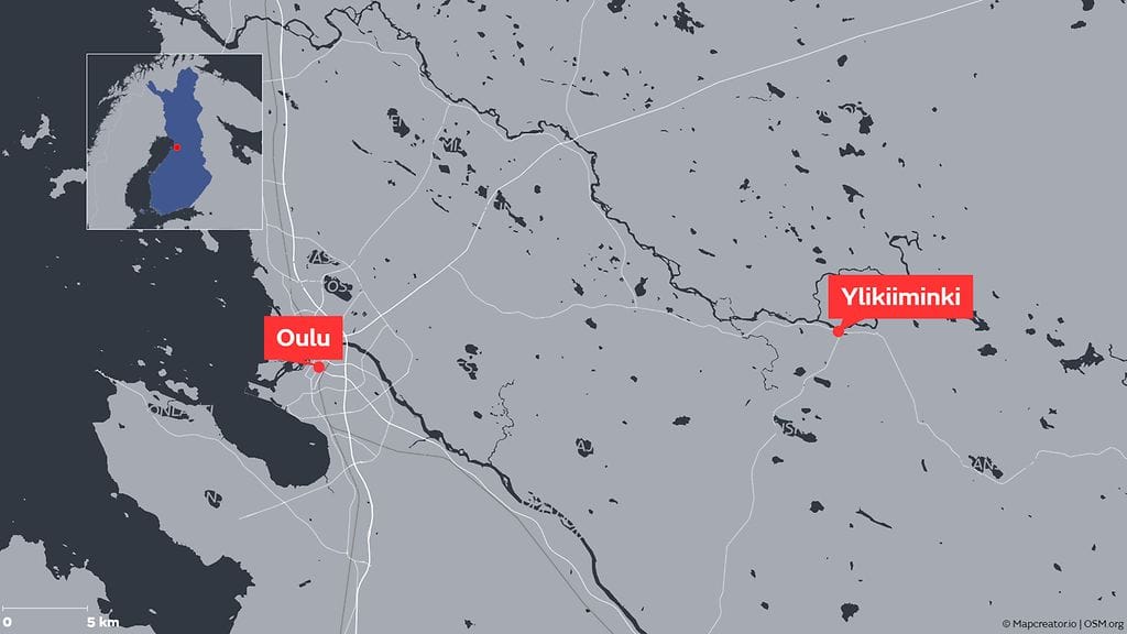 Ylikiimingissä Oulussa on syttynyt tulipalo asumattomassa omakotitalossa.