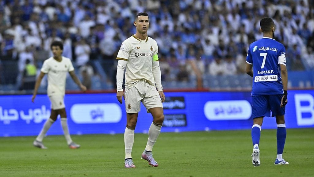 Cristiano Ronaldon rivo ele taltioitui kameralle Al-Nassrin ottelun päätyttyä.