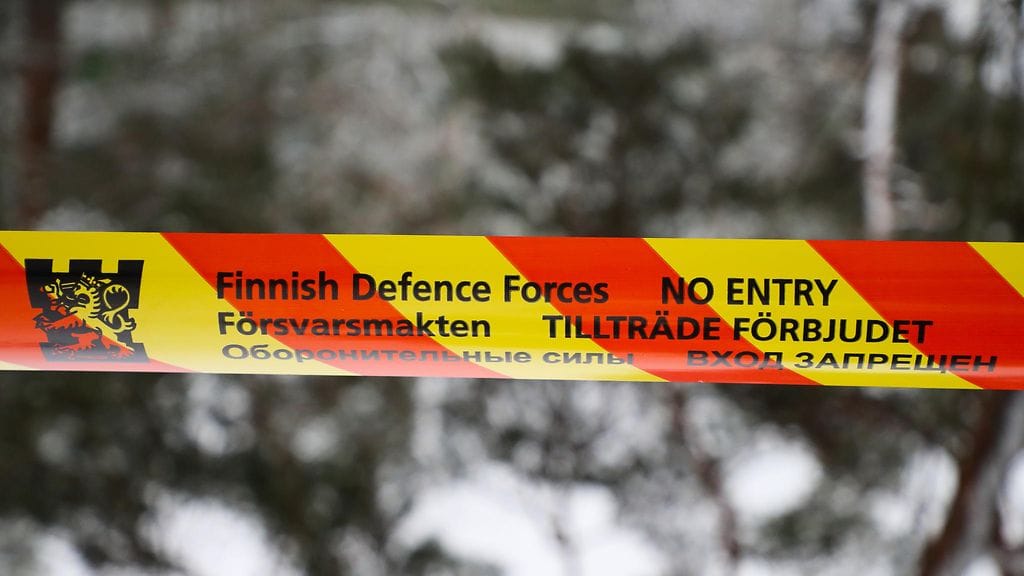 Seinäjoelta löytyneen räjähteen raivaamisesta vastaa Puolustusvoimat. Kuvituskuva.