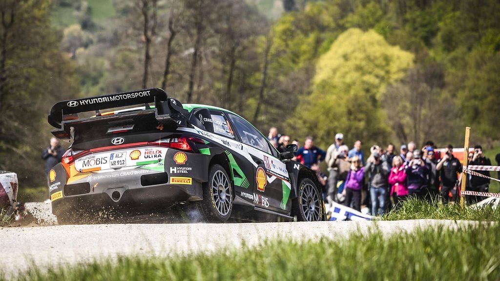 Esapekka Lappi on Kroatian MM-rallin avauspäivän jälkeen neljäntenä.