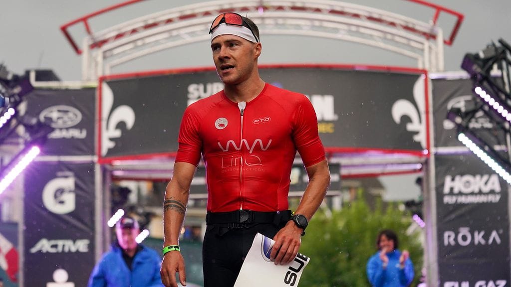Yhdysvaltalaistriathlonisti Collin Chartier saavutti ensimmäisen täyden matkan Ironman-voittonsa Mont-Tremblant'ssa elokuussa 2022.