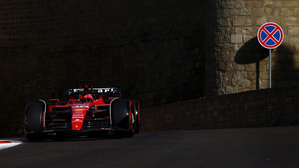 Charles Leclerc Bakun katuradalla.