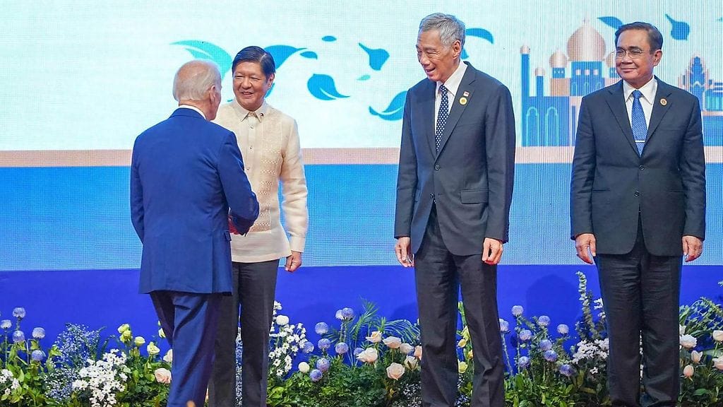 Yhdysvaltain presidentti Joe Biden tapasi Philippiinien presidentin Ferdinand Marcos Jr:n marraskuussa 2022.
