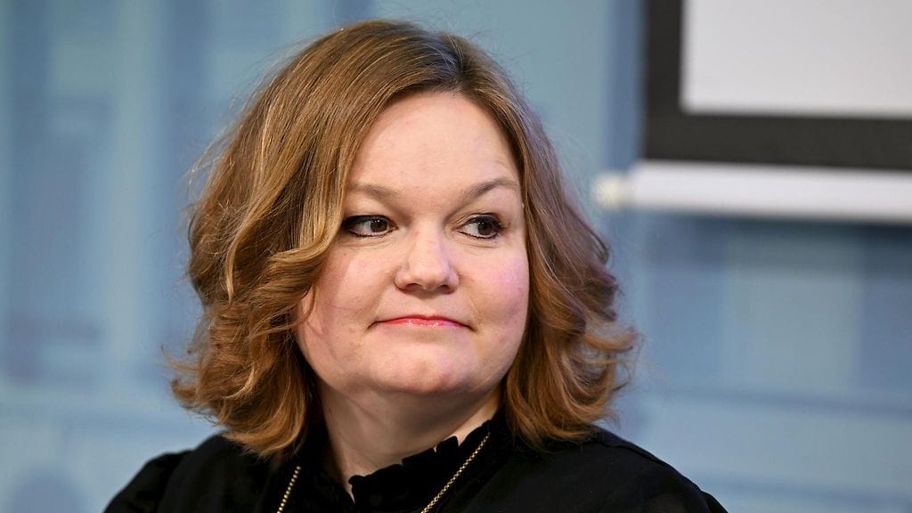 Krista Kiuru (sd.) helmikuussa 2023.