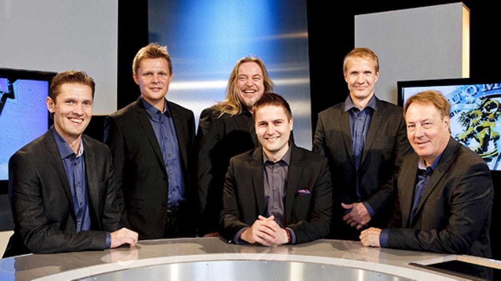 MTV3:n kiekkotiimi 2010 (Kuva: Rami Lappalainen)