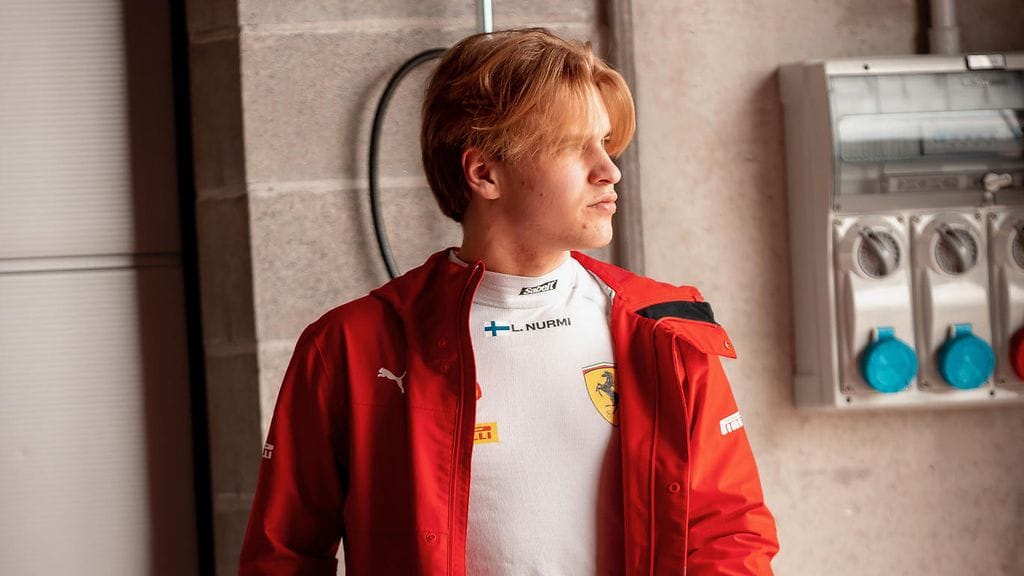 Luka Nurmi ottaa uuden askeleen urallaan, yhä Ferrarin kuljettajana.