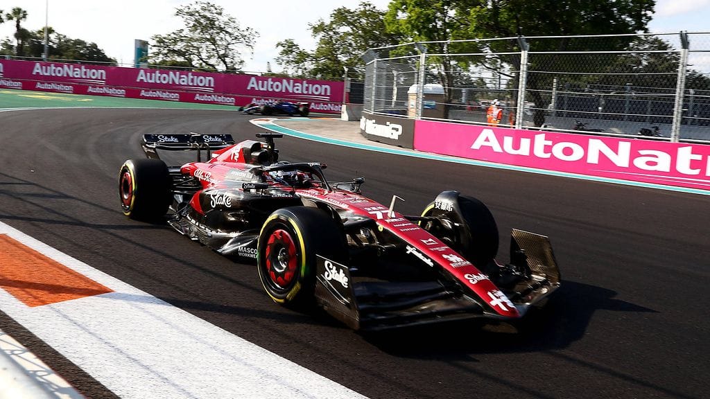 Valtteri Bottas oli Miamin kolmansien harjoitusten seitsemäs.