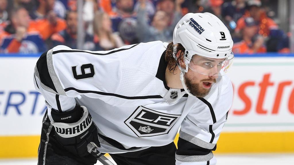 Adrian Kempe viimeisteli NHL:n runkosarjassa 41 maalia ollen paras ruotsalainen maalintekijä.