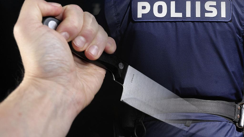Rovaniemen hovioikeus on korottanut poliiseja kohti veitsi kädessä Oulussa juosseen miehen tuomiota. Kuvituskuva.