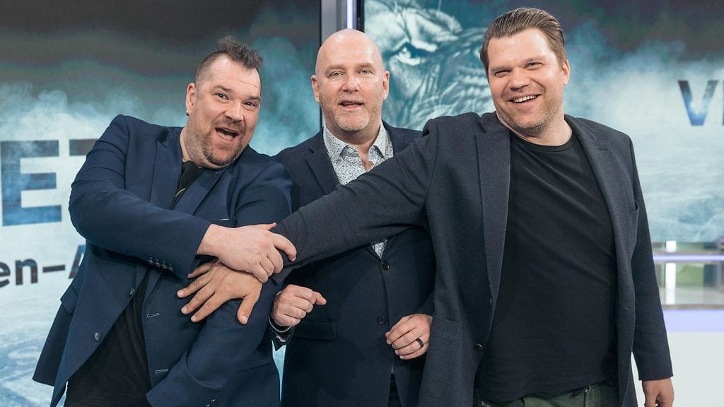 Vilttiketjun Jani Alkio, Petteri Sihvonen ja Ari Vallin.