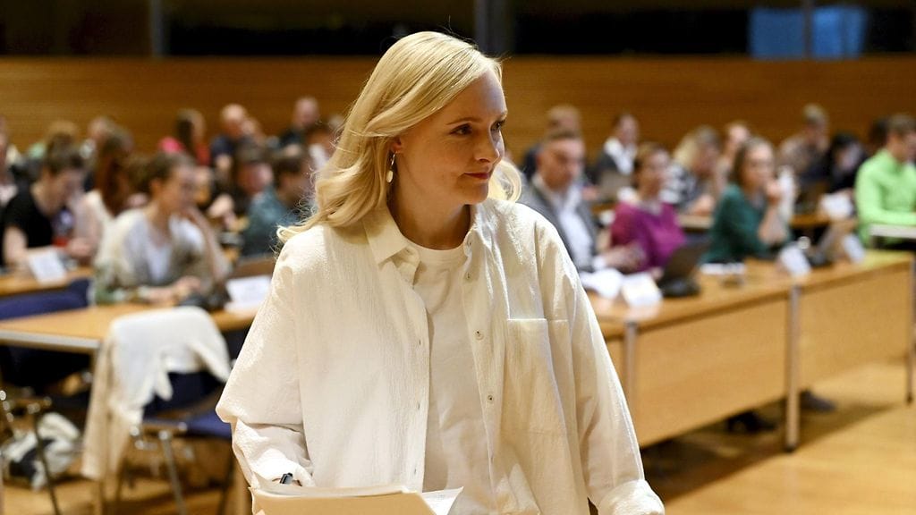 Ohisalo puolusti kehitysapua tänään pitämässään puheessa vihreiden puoluevaltuuston kokouksessa Helsingissä.