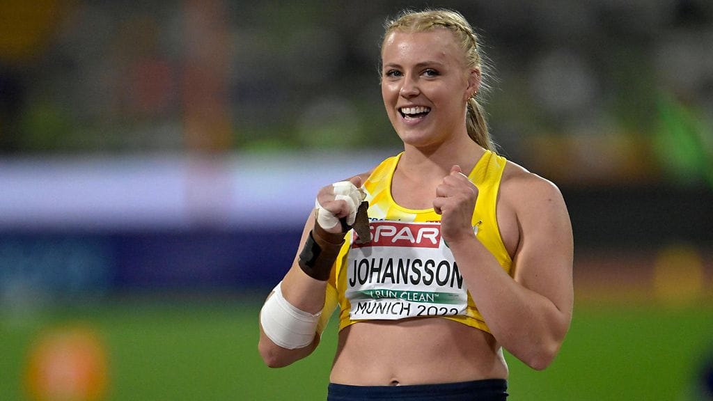 Axelina Johansson työnsi kuulaa 19,54 metriä ja nousi maailmantilaston kakkoseksi.