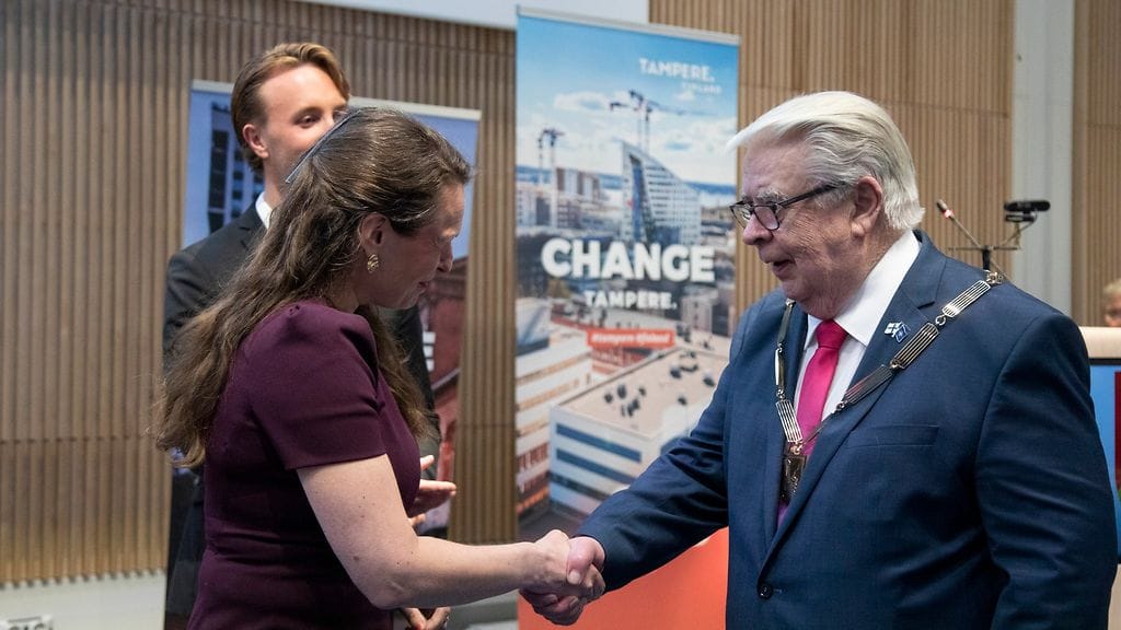 Kalervo Kummola on valittu Tampereen pormestariksi.