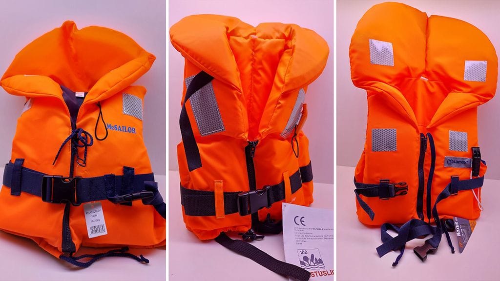 Näissä pelastusliiveissä on havaittu puutteita.