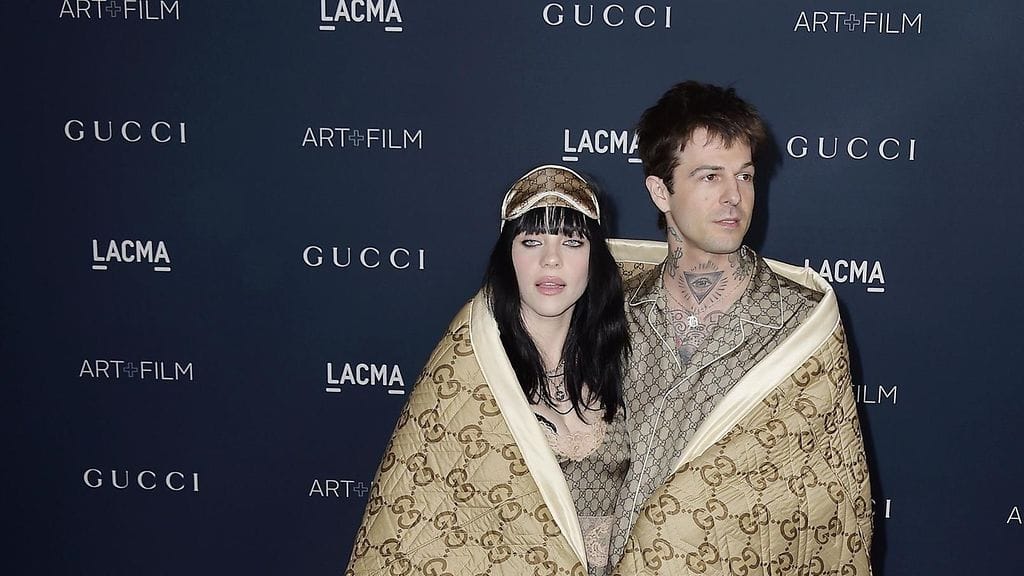 Billie Eilish ja Jesse Rutherford yhdessä LACMA Art + Film -gaalassa marraskuussa 2022.