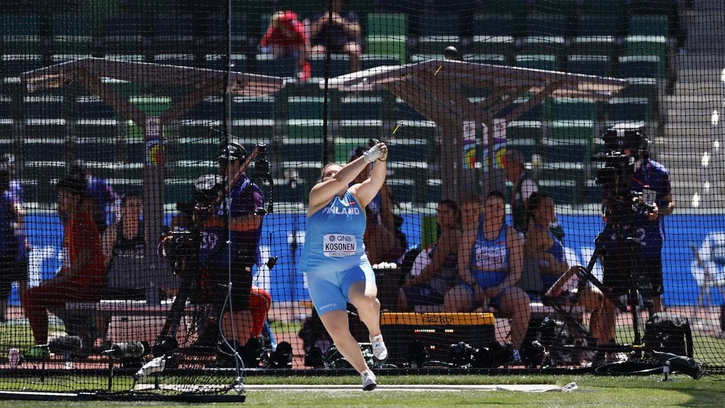 Kosonen kohensi kauden kärkitulosta. Kuva heinäkuulta 2022.