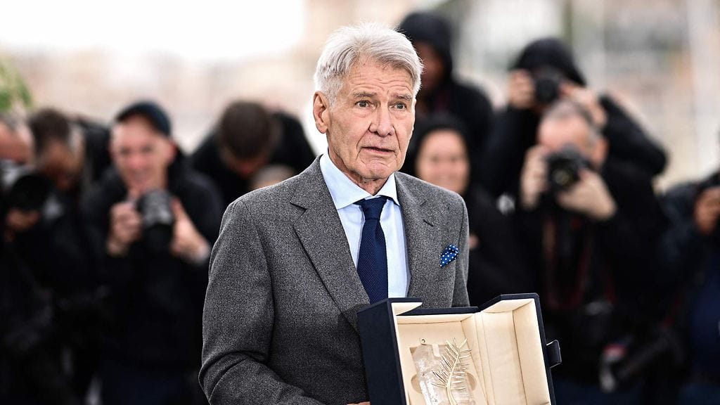 Harrison Ford palkittiin kunnioitetulla Kultainen palmu -palkinnolla.