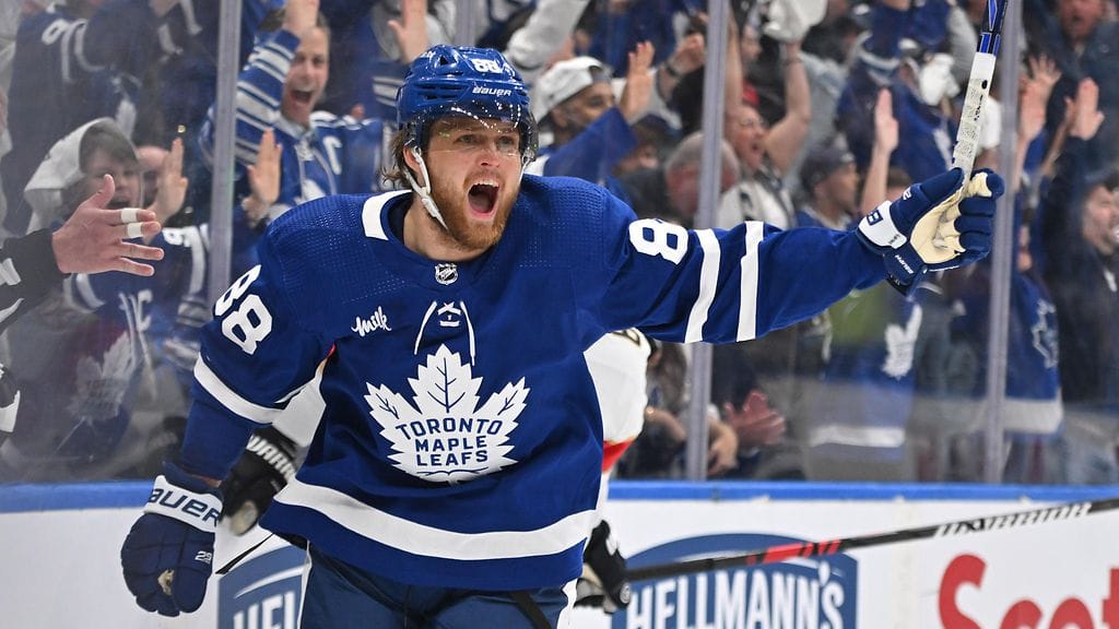 William Nylanderin ja Toronton kausi NHL:ssä päättyi tappioon Floridalle.