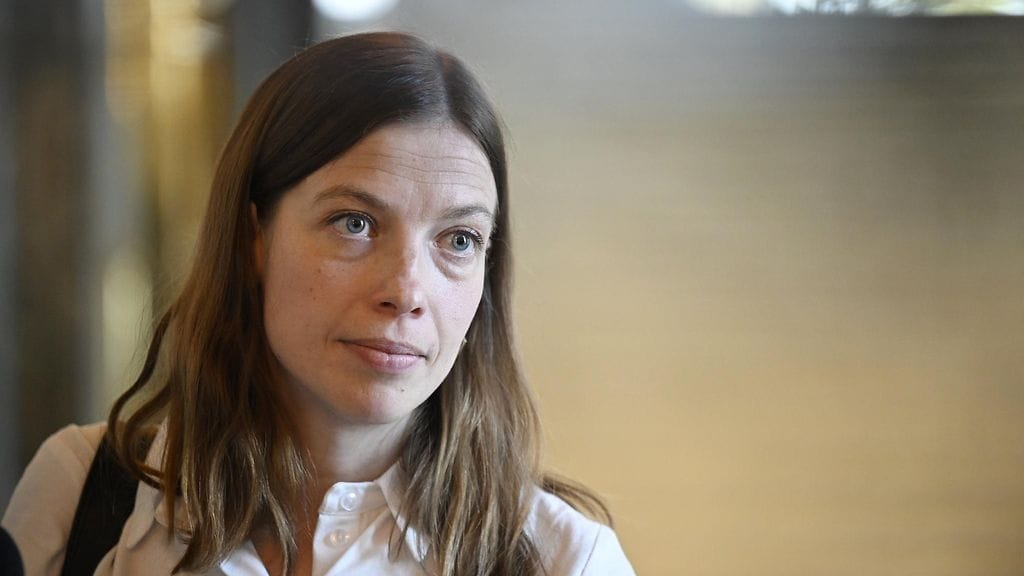 Li Andersson (vas.) huomautti, että SDP:n paikkamäärä kasvoi vaaleissa kolmella, mutta samalla vasemmistoliiton ja vihreiden paikat laskivat yhteensä 12:lla. Näin punavihreä hallituspohja muuttui käytännössä mahdottomaksi.