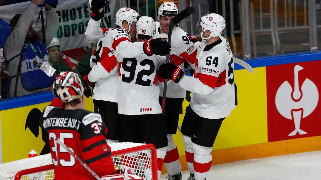 Sveitsi voitti Kanadan.