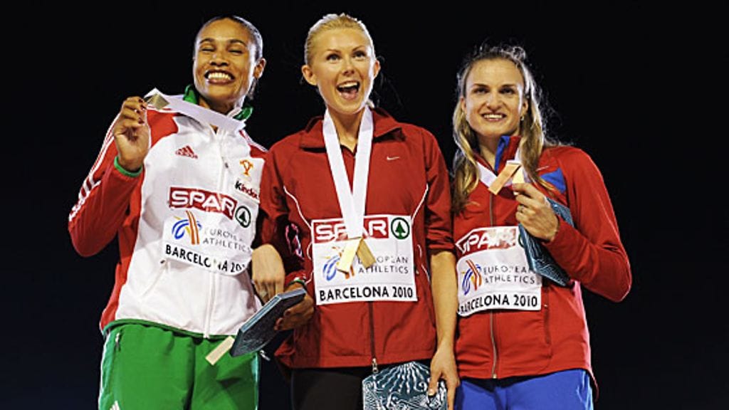 Naide Gomes, Ineta Radevica, Olga Kucherenko, kuva:Getty/Jasper Juinen