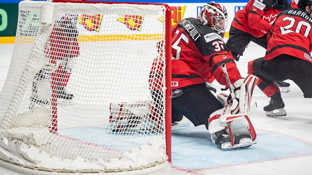 Kanadan ykkösvahti Sam Montembeault on Joel Armian seuratoveri Montrealista.