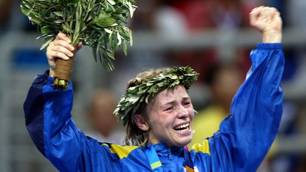 Ukrainalainen Iryna Merleni on painin olympiavoittaja, kolminkertainen maailmanmestari ja kaksinkertainen Euroopan mestari.