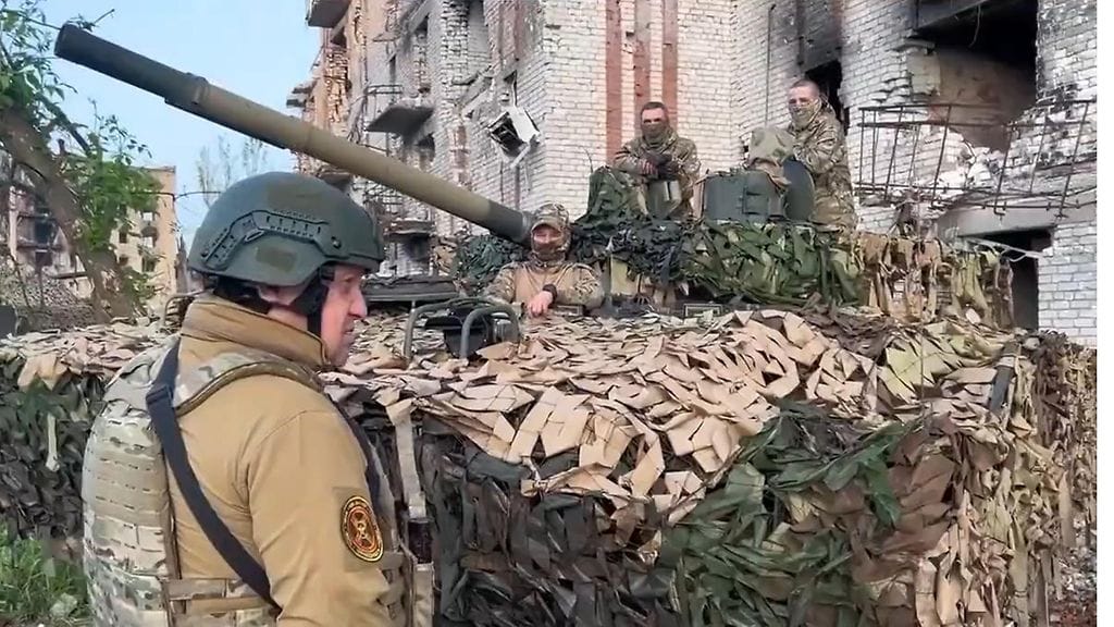 Wagner-johtaja Jevgeni Prigozhin. Kuva on kuvakaappaus Wagnerin julkaisemalta videolta.