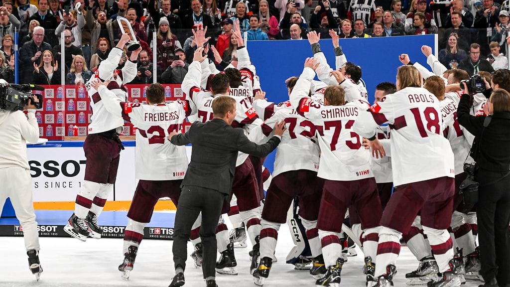 Latvia voitti historiansa ensimmäisen MM-mitalinsa.