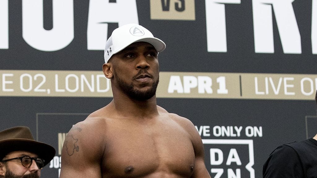 Anthony Joshua on kohtaamassa raskaan sarjan huippuottelussa Deontay Wilderin myöhemmin tänä vuonna.