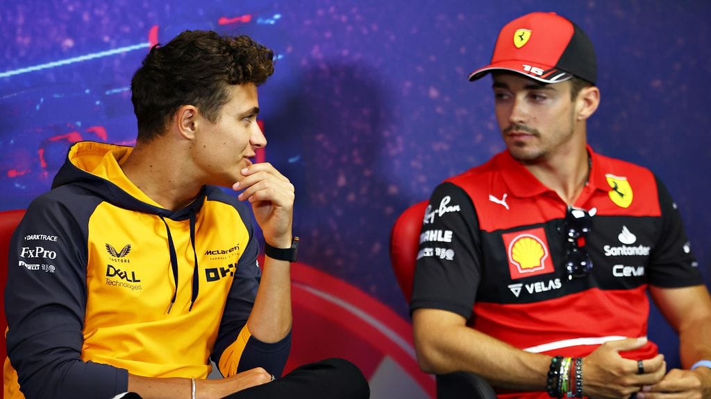 Lando Norris ja Charles Leclerc kommentoivat Barcelonan F1-rataan tehtyjä muutoksia.