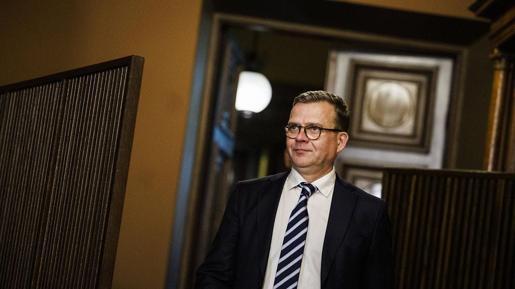 Petteri Orpo kommentoi hallitusneuvotteluja.