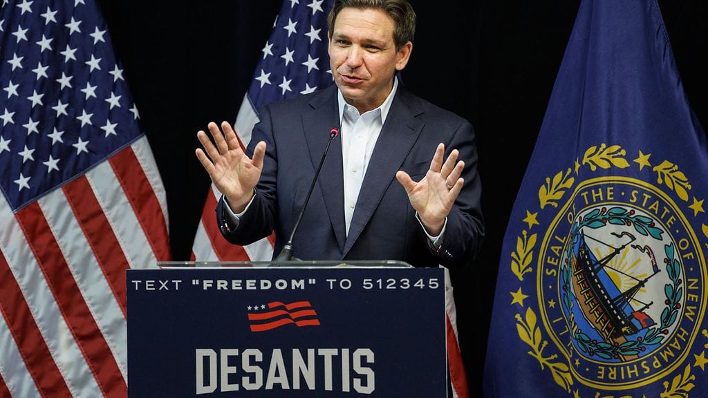 Ron DeSantis on Donald Trumpin päähaastaja republikaanipuolueen presidenttiehdokaskisassa.