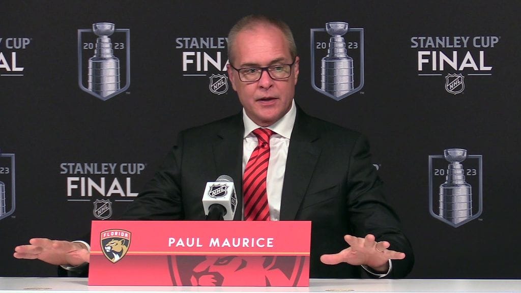 Floridan päävalmentaja Paul Maurice opasti toimittajia – sali röhähti nauruun