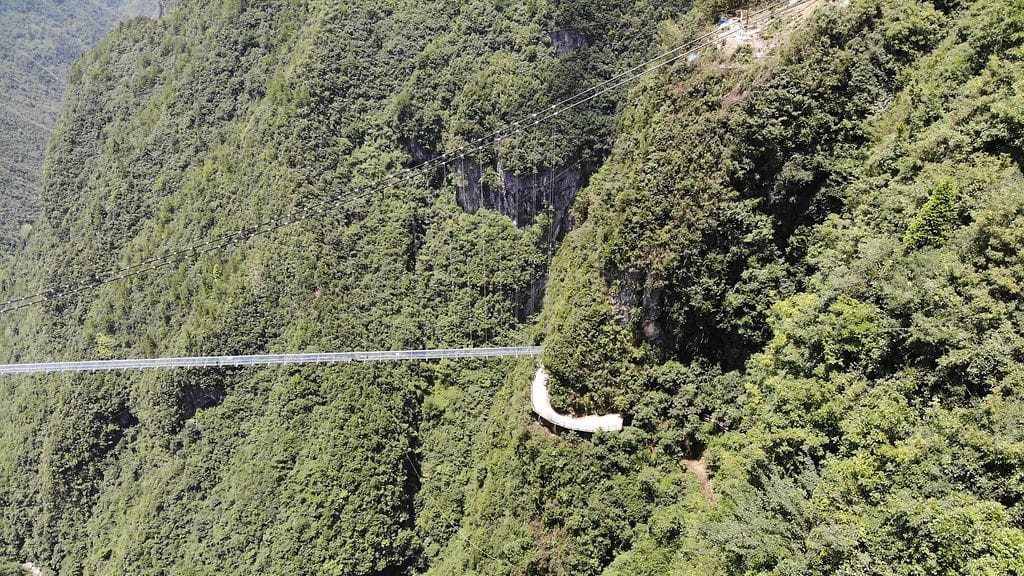 Kuvituskuva Kiinan Sichuanin maakunnasta.