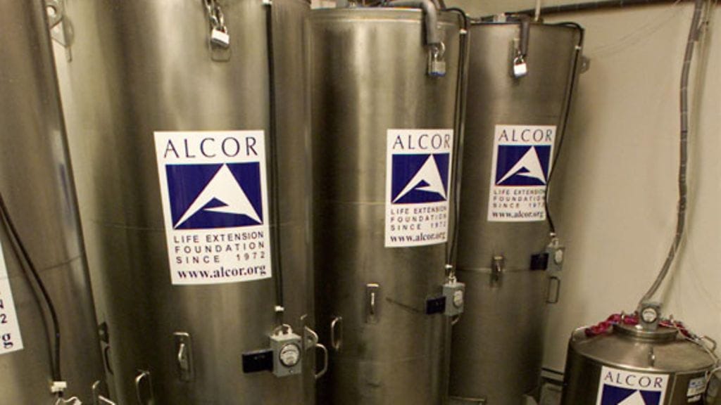 Alcor Life Extension Foundationion kryotankkeja, joissa ruumiita säilytetään.