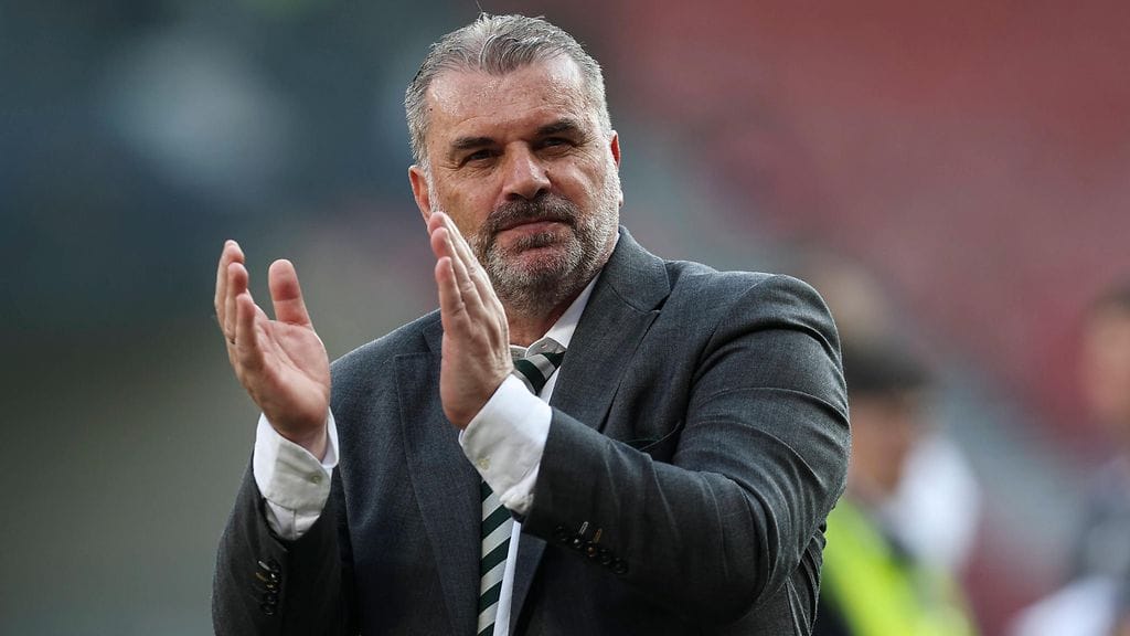 Ange Postecoglou siirtyy Celticin peräsimestä Tottenhamin päävalmentajaksi.